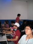 La gente llego temprano para echar un buen par de birrias